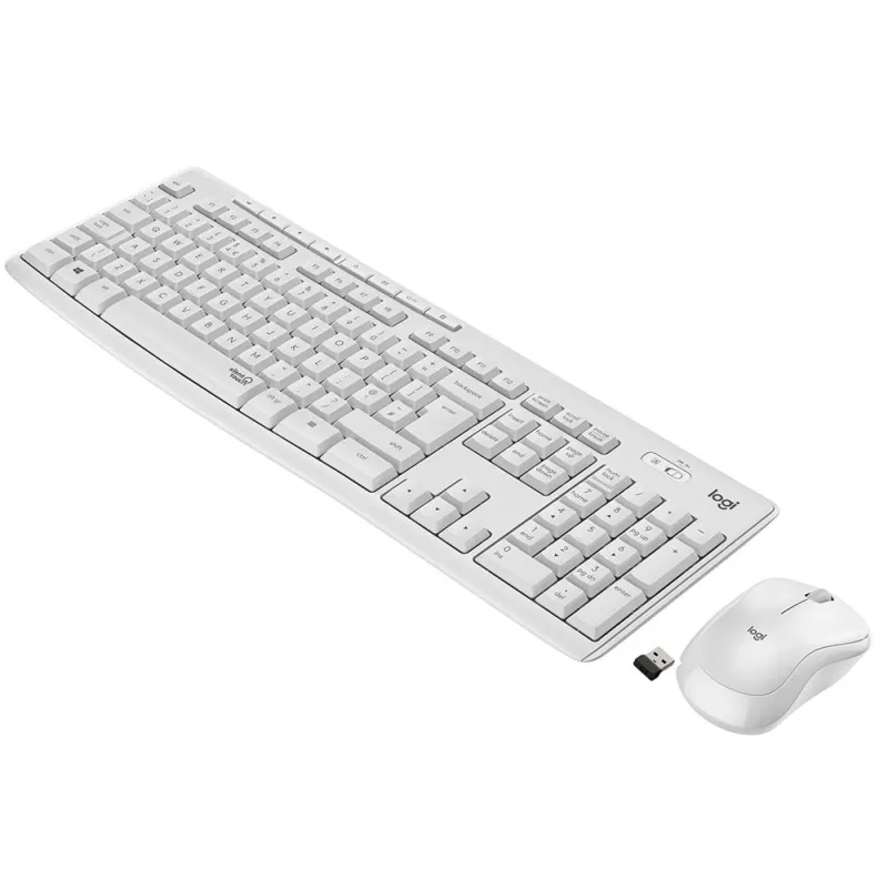 LOGITECH MK295 KABLOSUZ SET KLAVYE-MOUSE  SESSİZ USB BEYAZ 920-010089