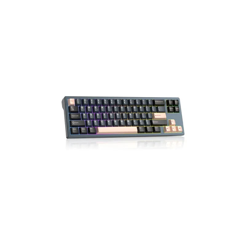MAGEGEE CAPTAIN72 MANYETIK KABLOLU RGB HOT SWAP CNC SIYAH GAMING KLAVYE