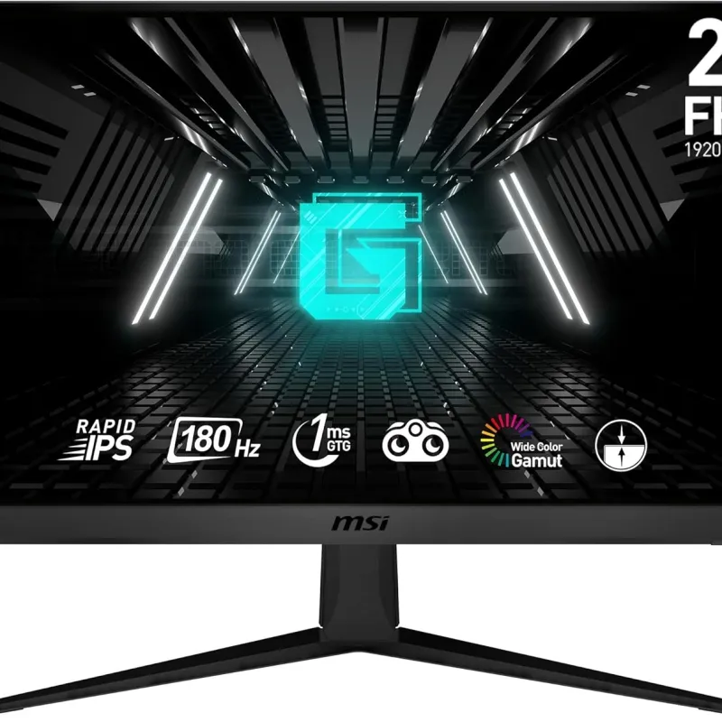 MSI 23.8 INCH G2412F 1920x1080 (FHD) 16:9 FLAT Rapid IPS 180 Hz 1ms
