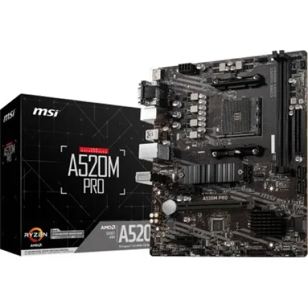 MSI A520M-A PRO AMD DDR4 4600 ANAKART