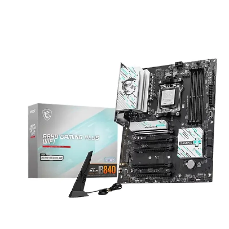 MSI B840 GAMING PLUS WIFI DDR5 8000MT/S 1XHDMI 2XM.2 ATX AM5