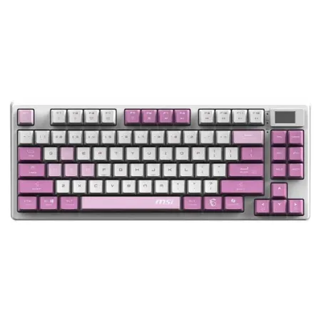 MSI FORGE GK600 TKL WIRELESS VIOLET RGB Kablosuz Hotswap Türkçe Mekanik Gaming Klavye