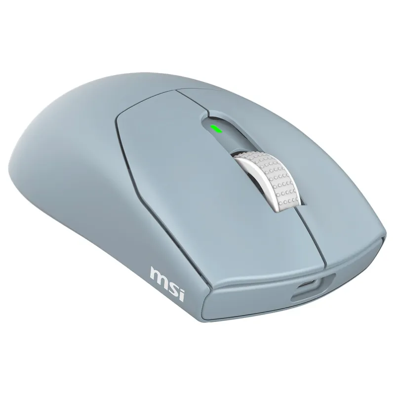 MSI FORGE GM340 Wireless 12000 DPI RGB Kablosuz Sky Gaming Mouse