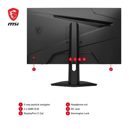 MSI G244F E2 23.8" 180Hz 1ms FHD Rapid IPS Gaming Oyuncu Monitör