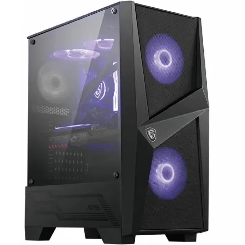MSI MAG FORCE 100M TAMPERLİ CAM ATX GAMING KASA