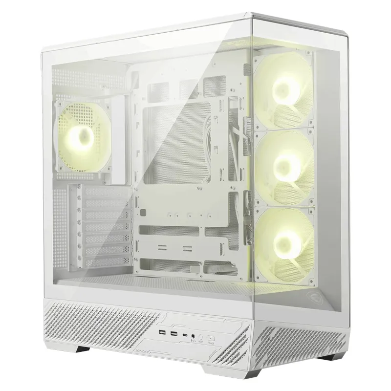 MSI MAG PANO 130R PZ WHITE 4 x ARGB Fan USB 3.2 ATX Tower Gaming (Oyuncu) Kasa