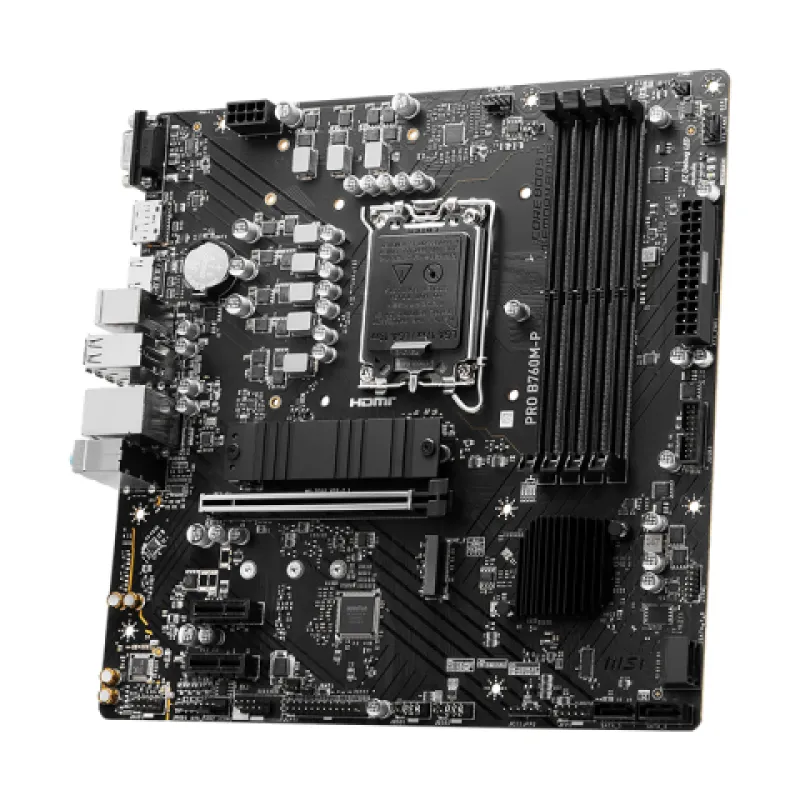 MSI PRO B760M-P DDR5 6800 MHz (OC) M.2 MATX1700P ANAKART