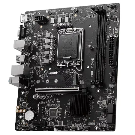 MSI PRO H610M-E 5600 MHZ DDR5 HDMI M.2 1700 PIN