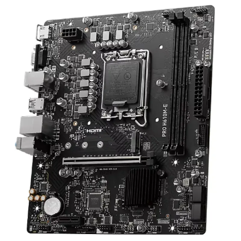 MSI PRO H610M-E 5600 MHZ DDR5 HDMI M.2 1700 PIN