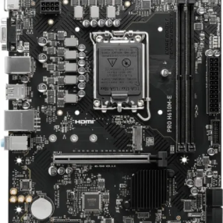 MSI PRO H610M-E 5600 MHZ DDR5 HDMI M.2 1700 PIN
