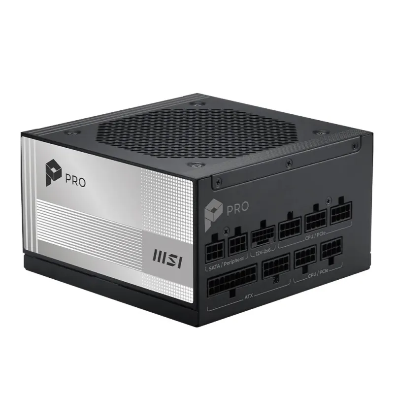 MSI PSU PRO A850PL PCIE5 850W 80+ Platinium Full Modüler Güç Kaynağı