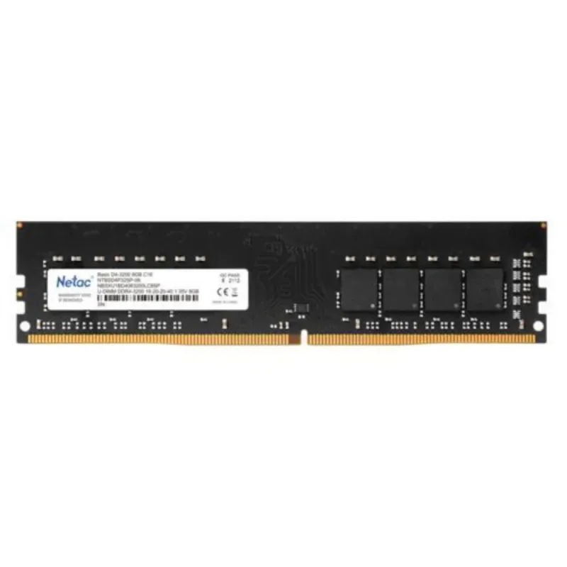 NETAC BASIC 8GB 3200MHz DDR4 PC RAM NTBSD4P32SP-08