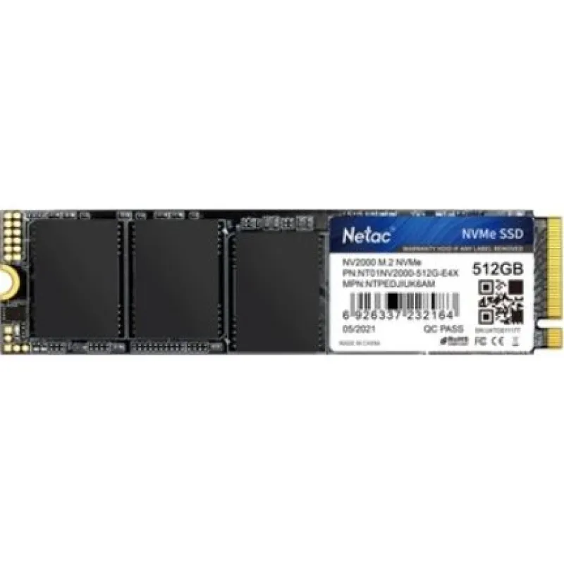 NETAC NV2000 512GB SSD m.2 NVMe NT01NV2000-512-E4X