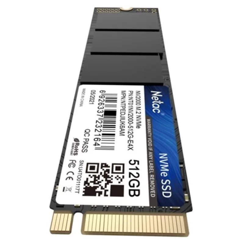 NETAC NV2000 512GB SSD m.2 NVMe NT01NV2000-512-E4X