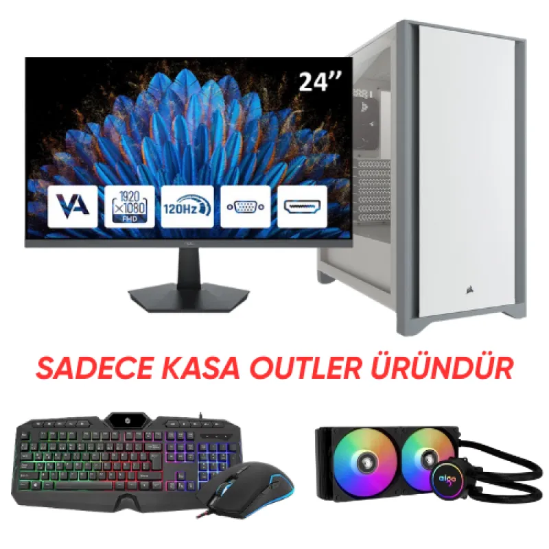 OUTLET AMD RYZEN 5 3600 16 GB DDR4 RAM 256 GB SSD 8 GB RX 580 EKRAN KARTI X370 ANAKART GAMING MONİTÖR VE EKİPMAN