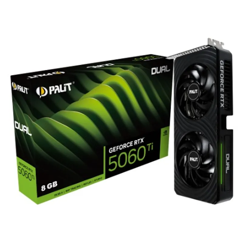 PALIT RTX5060Ti DUAL 8GB 128BiT GDDR7 EKRAN KARTI