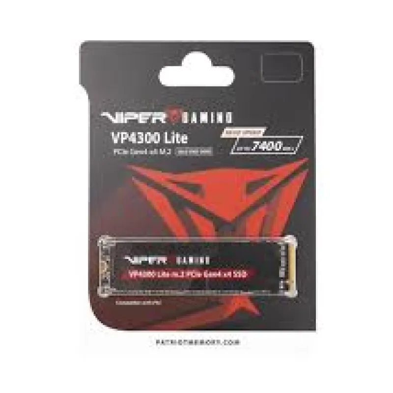 PATRIOT Viper VP4300 Lite Gaming SSD 500GB 7000/4000MB/s Gen4x4 NVMe M.2