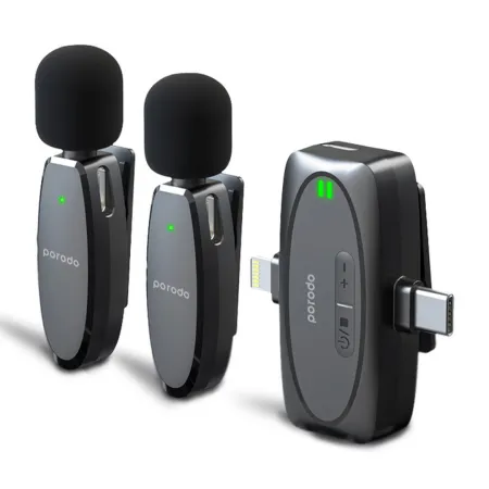 PORODO DUAL LAVALIER MICROPHONE