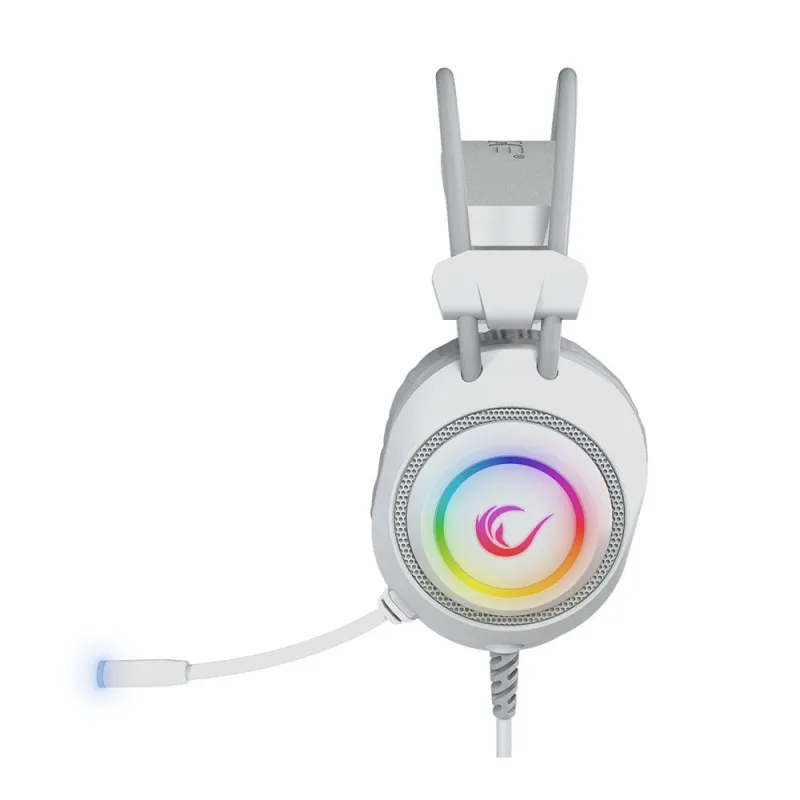 RAMPAGE RM-K19 RAGING PLUS BEYAZ RGB MIKROFONLU GAMING KULAKLIK