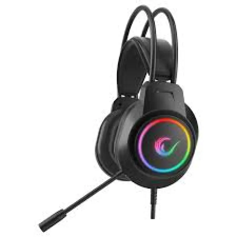 RAMPAGE RM-K55 Kipchak Siyah RGB Led 7.1 Gaming Mikrofonlu Oyuncu Kulaklığı