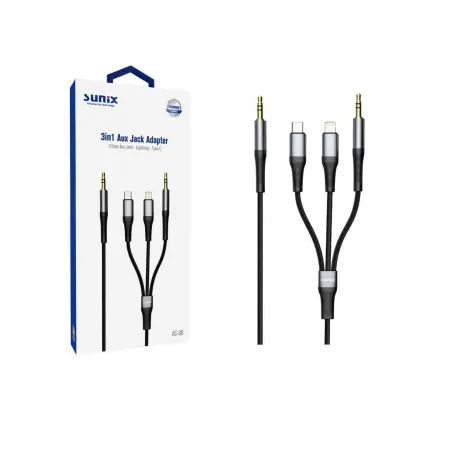 SUNIX AC-08 AUX CABLE 3 IN 1