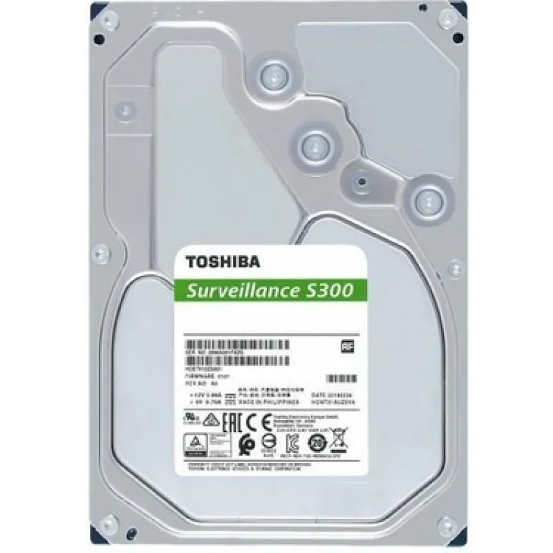TOSHIBA 3,5" S300 6TB 256MB 5400RPM HDWT860UZSVA HDD
