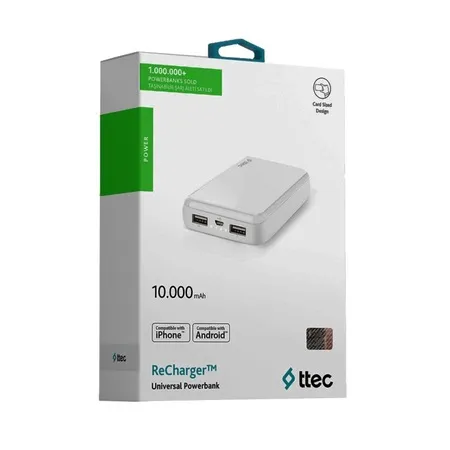 TTEC 10.000MAH POWER BANK BEYAZ