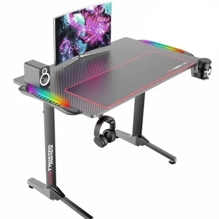 TWISTED MINDS T Design RGB Karbon Fiber RGB Gaming Oyuncu Masası