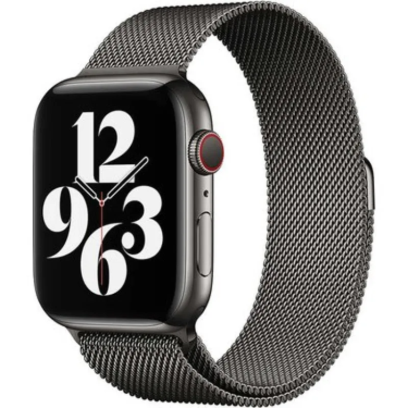 WIWU ÇELİK PASLANMAZ ÇELİK 42-44-45MM UYUMLU KORDON SİYAH