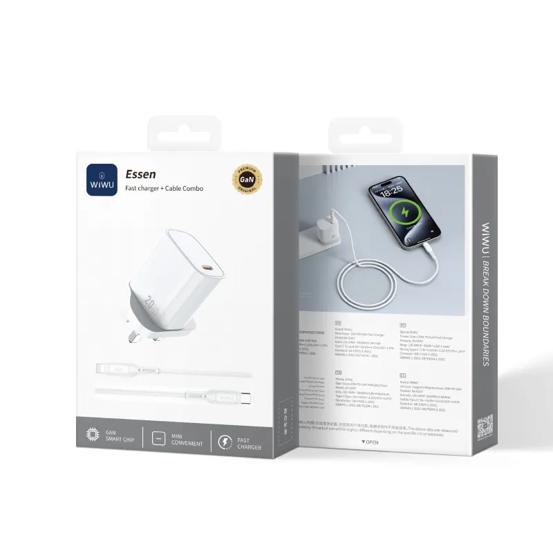 WIWU G007 20W HIZLI ŞARJ SETİ TYPE-C