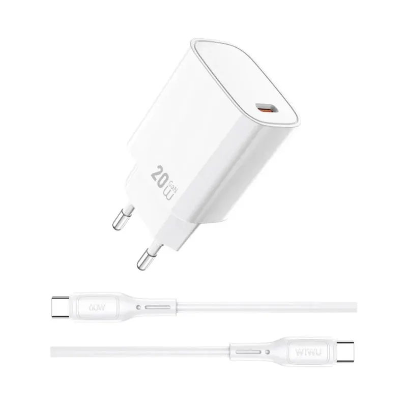 WIWU G007 20W HIZLI ŞARJ SETİ TYPE-C