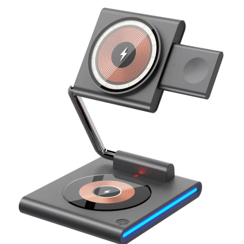 WIWU W023 GEEK 3 IN 1 WIRELESS CHARGER