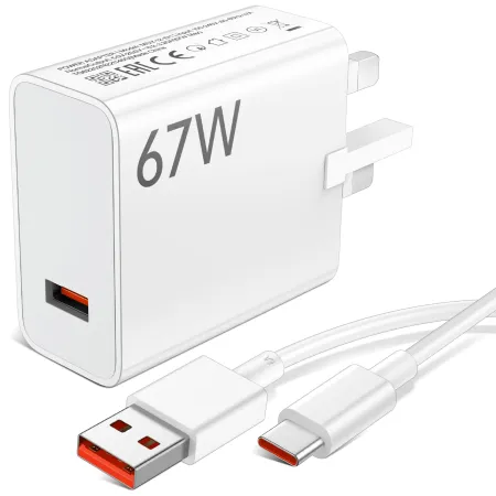 XIAOMI 67W PD POWER ADAPTER AND USB-C CABLE